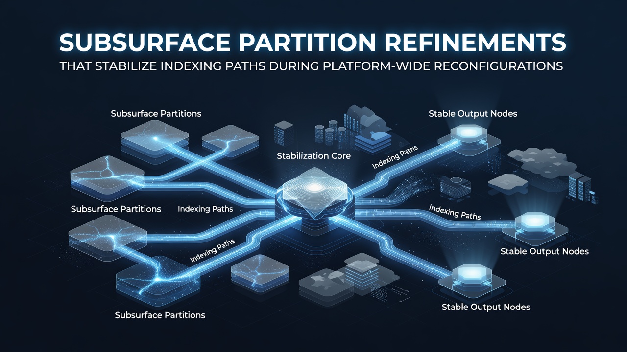 Subsurface Partition Refinements That Stabilize Indexing Paths During Platform-Wide Reconfigurations